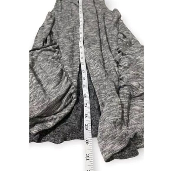 Comfy USA Womens Open Front Draped Vest Stretch Gray XS - Picture 3 of 6
